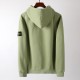 Stone Island Garment Dyed Popover Hoody Mint Green