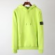 Stone Island Garment Dyed Popover Hoody Volt