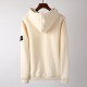 Stone Island Garment Dyed Popover Hoody Beige