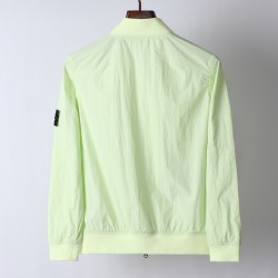 Stone Island Membrana 3L TC Bomber Jacket Pistachio