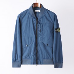 Stone Island Membrana 3L TC Bomber Jacket Navy