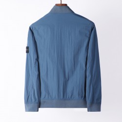 Stone Island Membrana 3L TC Bomber Jacket Navy