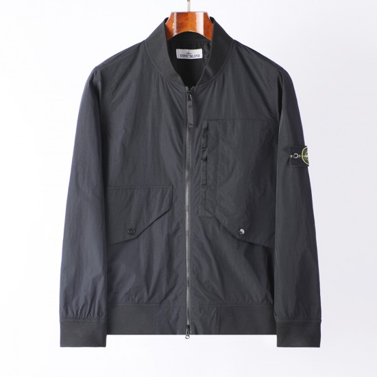 Stone Island Membrana 3L TC Bomber Jacket Black