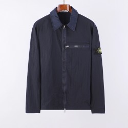 Stone Island Nylon Metal Shirt Jacket Navy