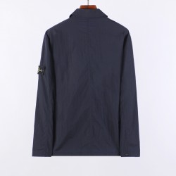 Stone Island Nylon Metal Shirt Jacket Navy