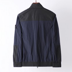 Stone Island Crinkle Reps Bomber Midweight Jacket Black