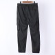 Stone Island Cotton Canvas Cargo Pants Black