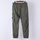 Stone Island Cotton Canvas Cargo Pants Green