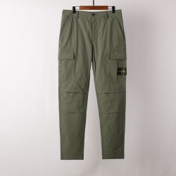 Stone Island Men's Tapered Badge Cargo Pants Army Green