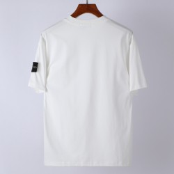 Stone Island Short Sleeved Logo T Shirt White