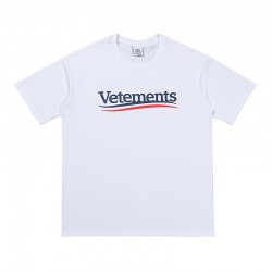 Vetements White T-shirt With Logo 