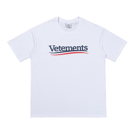 Vetements White T-shirt With Logo 