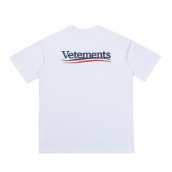 Vetements White T-shirt With Logo 