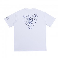 Vetements White Scribbled Car T-Shirt