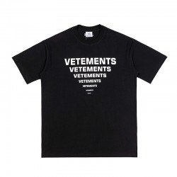 Vetements White T-shirt With Logo