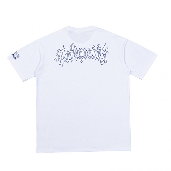 Vetements Blue Scribbled Teen T-shirt