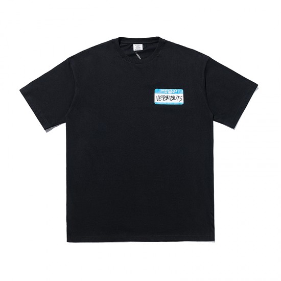 Vetements My Name Is Vetements cotton T-shirt