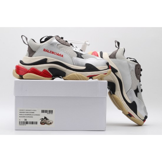 Balenciaga Triple S Sneaker 'Red Silver White' 2019 524039W09O31081