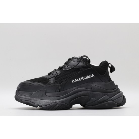 Balenciaga Triple S Sneaker 'Distressed Black' 531388W09O11000