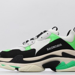 Balenciaga Triple S Sneaker 'White Green Fluo' 536737W09O69063