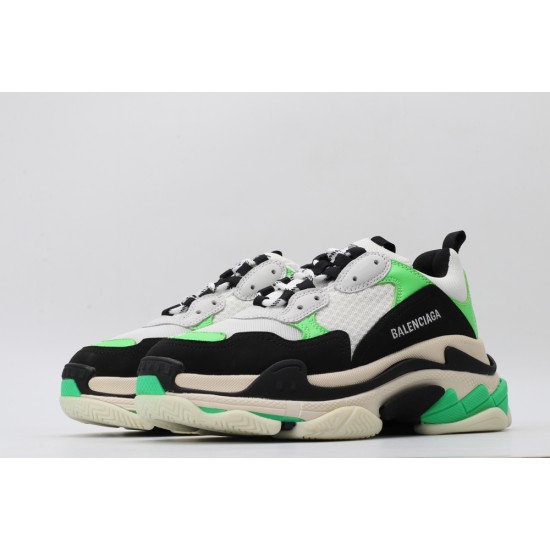 Balenciaga Triple S Sneaker 'White Green Fluo' 536737W09O69063