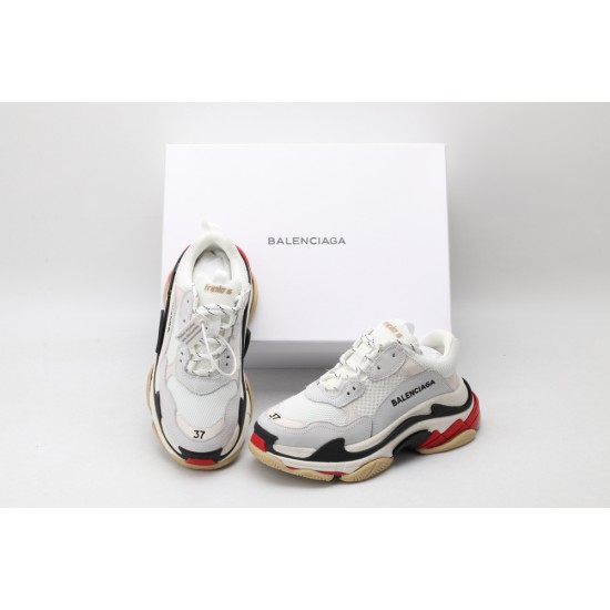 Balenciaga Triple S Sneaker 'White Red' 533882W09OM9000