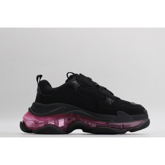 Balenciaga Triple S 'Clear Sole - Black Pink Neon' 544351W2FR11053