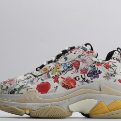 Gucci x Balenciaga The Hacker Project Triple S 'Flora Print' 677195-UL110-8461