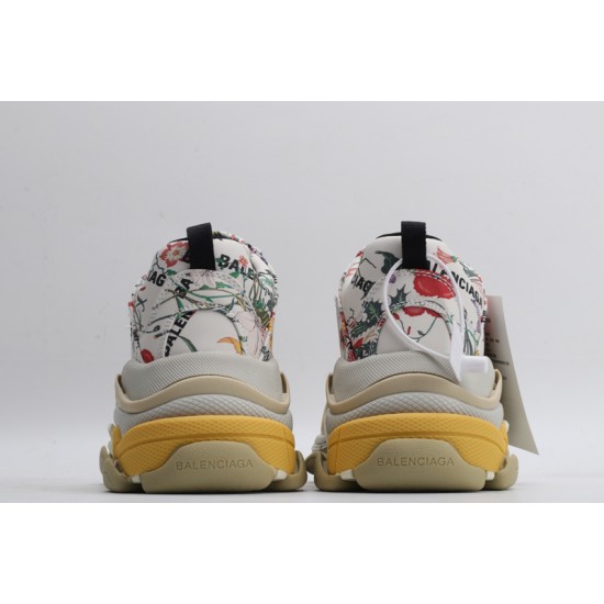 Gucci x Balenciaga The Hacker Project Triple S 'Flora Print' 677195-UL110-8461