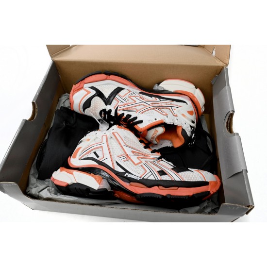 Balenciaga Runner Sneaker White Orange Black