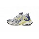 Balenciaga Runner Sneaker Metallic Silver Royal Blue Lime Green