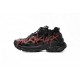 Balenciaga Runner Sneaker Graffiti Black Red