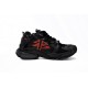 Balenciaga Runner Sneaker Graffiti Black Red