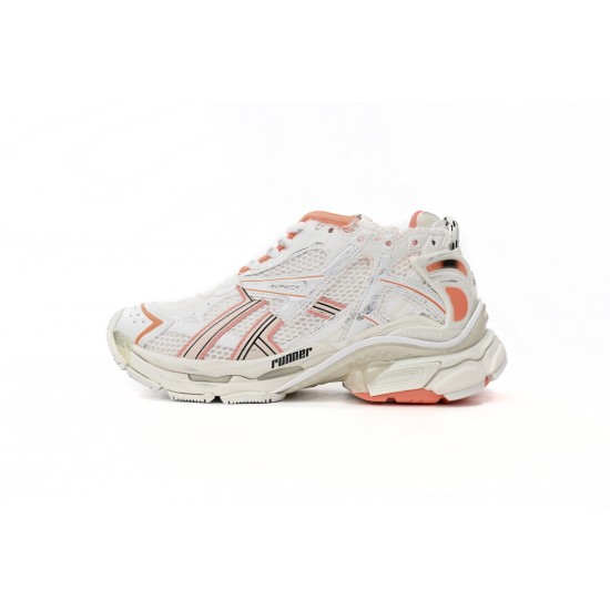 Balenciaga Runner Sneaker White Orange