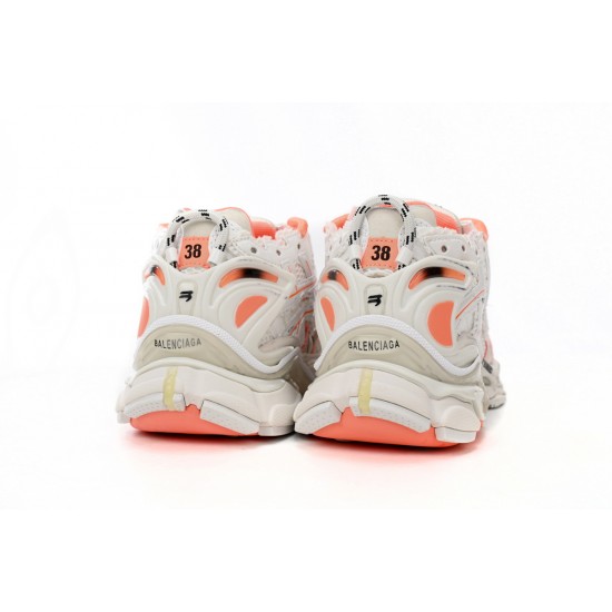 Balenciaga Runner Sneaker White Orange