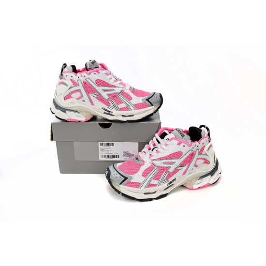 Balenciaga Runner Sneaker WMNS White Fluo Pink