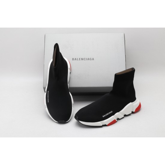 Balenciaga Speed Sneaker 'Black Red' 587286W17211019