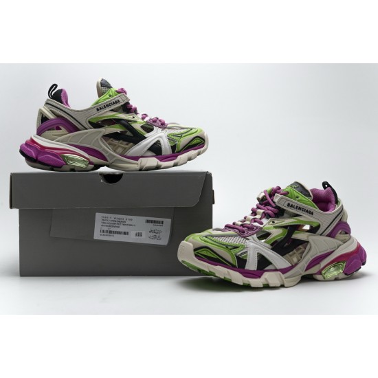 Balenciaga Track.2 Trainer 'Pink Green' 568614W2GN39199