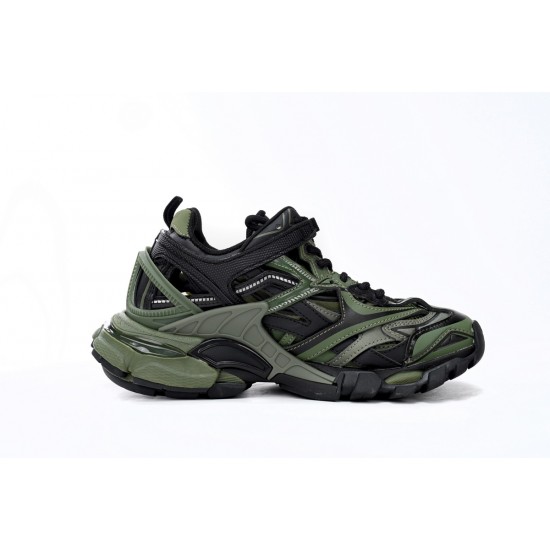 Balenciaga Track.2 Trainer Green Black