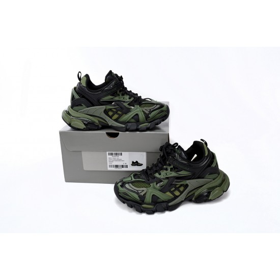 Balenciaga Track.2 Trainer Green Black