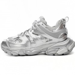 Balenciaga Track Sneaker Metallic Silver