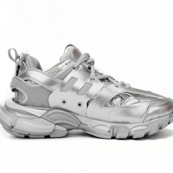 Balenciaga Track Sneaker Metallic Silver