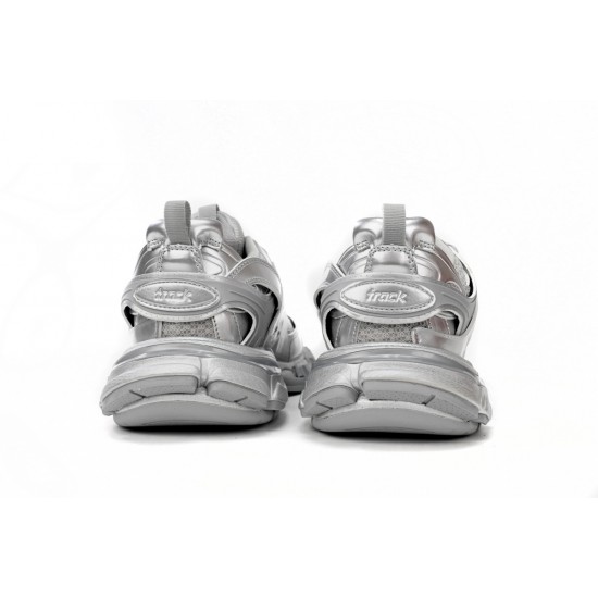 Balenciaga Track Sneaker Metallic Silver