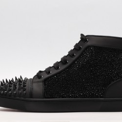 Christian Louboutin Sneakeres Spike Black Gold