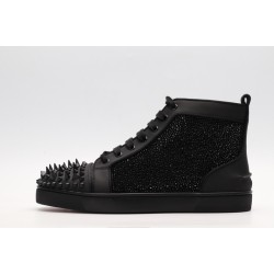 Christian Louboutin Sneakeres Spike Black Gold