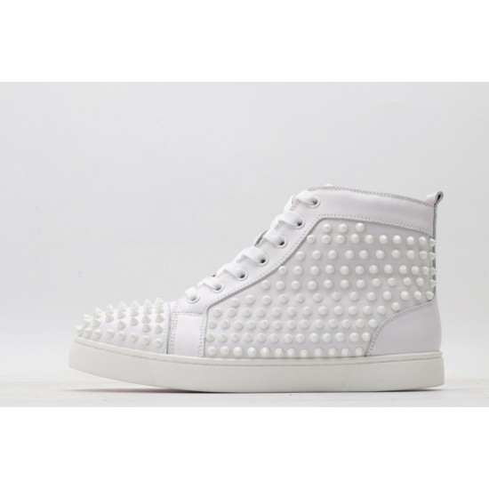 Christian Louboutin Sneakeres White Studded