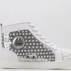 Christian Louboutin Sneakeres White Studded