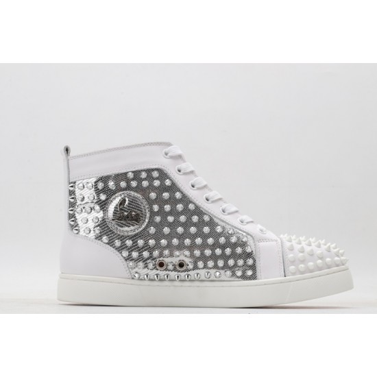 Christian Louboutin Sneakeres White Studded