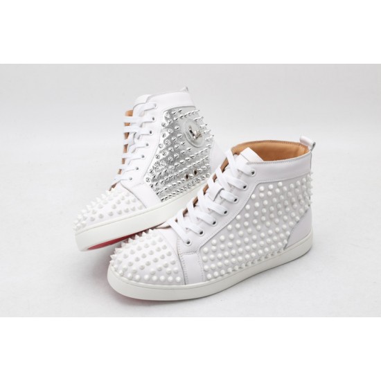 Christian Louboutin Sneakeres White Studded