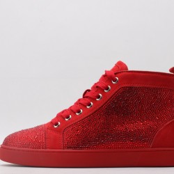 Christian Louboutin Sneakeres Red Studded